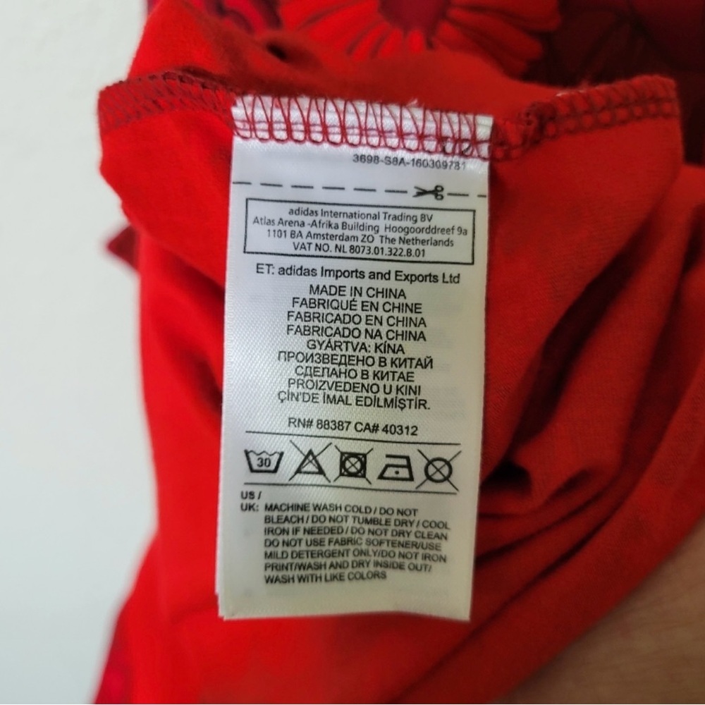 Adidas Originals Trefoil Floral Tank Top Dress - Picture 6 of 7